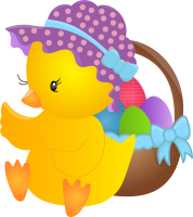 a cute easter chick